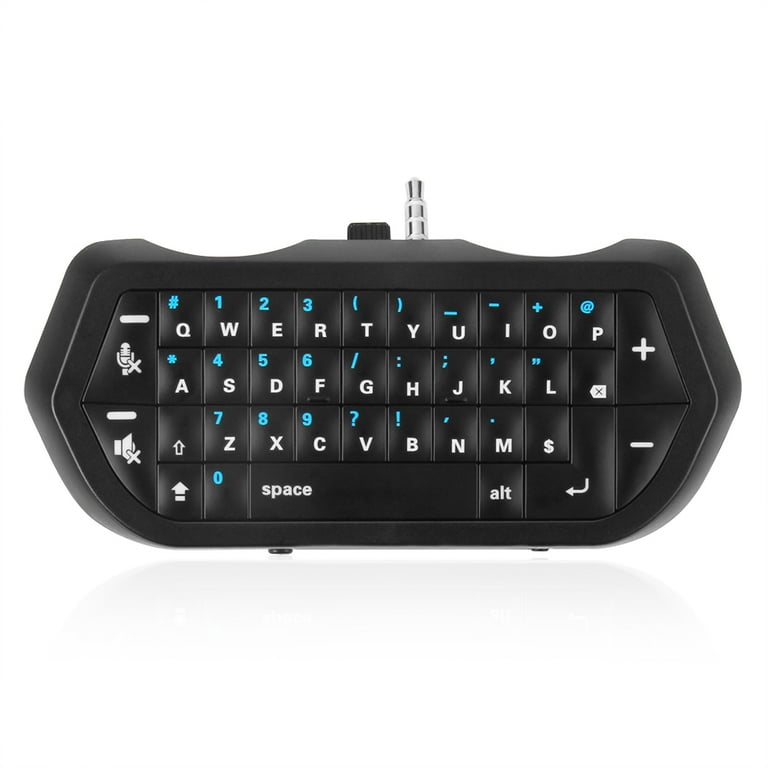 Ballade pille januar tnp ps4 controller keyboard chatpad attachment - wireless bluetooth keypad  adapter text messenger input accessory for sony playstation 4 ps4 slim pro  dualshock controller [playstation 4] - Walmart.com