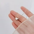 thumbnail image 6 of DESIGNICE 925 Sterling Silver Love Necklace Female Minority Design Sense of Light Luxury Gentle Heart Clavicle Chain, Silver, Lady Necklace, 1*Necklace, 6 of 7