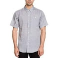 thumbnail image 3 of Ezekiel Chemises à Rayures Chevron Coupe Régulière pour Hommes, Gris, XX-Grand, 3 of 5