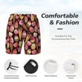 thumbnail image 3 of Balery Ice Cream Cake Bañador para hombre, shorts de playa de secado rápido con entrepierna y forro de compresión-X-Large, 3 of 6