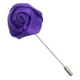 thumbnail image 6 of Men's Lapel Pins Groom Boutonniere Wedding Silk Rose Flower Handmade Satin Boutonniere Pin for Suit Wedding Groom, 6 of 8