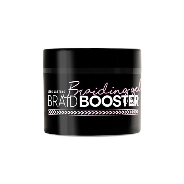 Style Factor Braidbooster Gel para trenzado de larga duración con extracto de algas | Para trenzas y giros | Fórmula espesa 7.25 oz (rosa)