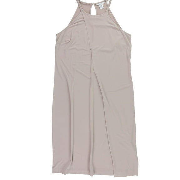 bar III Womens Faux-Wrap Shift Dress, Pink, Large