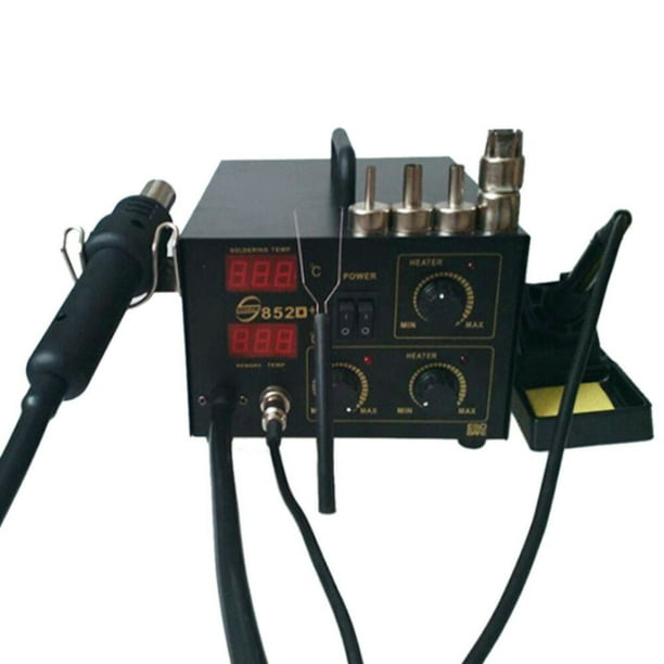 2IN1 SMD HOT AIR REWORK SOLDERING IRON STATION Walmart