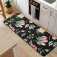 thumbnail image 5 of Pioneer Flower Floral Print Pattern Kitchen Rug Mat,Kitchen Runner Rugs Non Skid Washable,Decorative Kitchen Floor Mats for Kitchen,Sink,Laundry,17"x47.2", 5 of 7