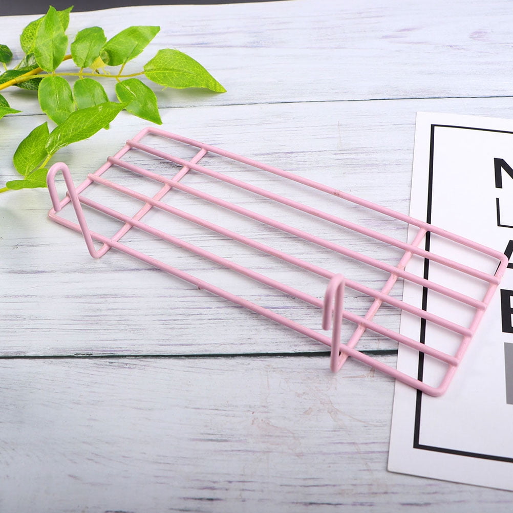Minkissy Wall Grid Parrot Perch Iron Frame Stand for Finch and Cockatiels