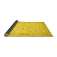 thumbnail image 2 of Ahgly Company Indoor Rectangle Abstract Yellow Contemporary Area Rugs, 7' x 9', 2 of 4
