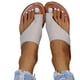 thumbnail image 2 of Sandalias de mujer de estilo nuevo de verano con parte inferior plana y puntera exterior Wmkox8yii shjk5986, 2 of 7