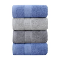 Twfbrm 4 Pack Premium Hand Towels, Ringspun Cotton Turkish Hand Towels, 14x30 Inch Highly Absorbent and Quick Dry Microfiber Face Towels 400GSM Soft Thick Bath Towels for Beach Gym Hotel and Spa