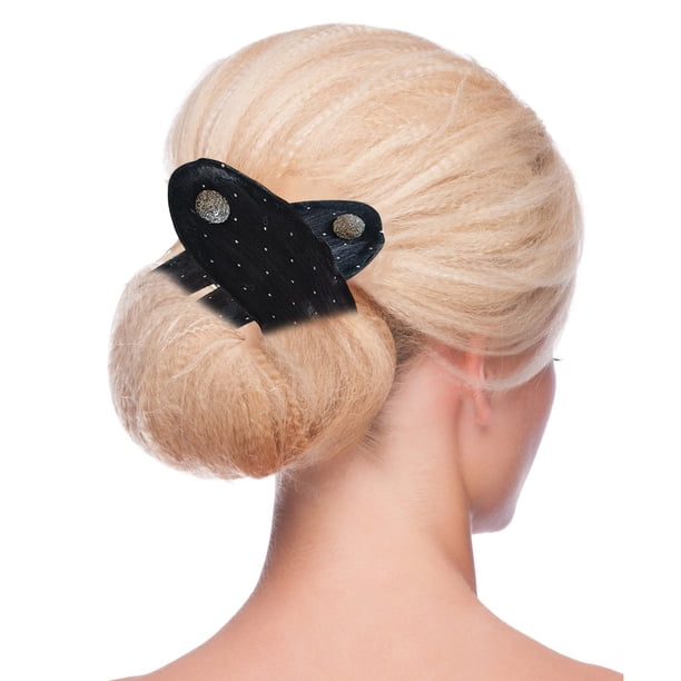 Cabeza de pelo con lazo perezoso Artefactos para el cabello en espiral Clip para la cabeza Flor Capullo de pelo Adornos para el cabello Retención del cabello Tarjeta para el cabello Emisión femenina