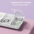 thumbnail image 6 of Pill Crusher Cutter Splitter, SOATUTO 3 in 1 Multi-Functional Pill Cutter Crusher, Portable Travel Purse Pill Box Case Holder, Medicine Grinder Container for Cutting Vitamin Tablet - White, 6 of 10