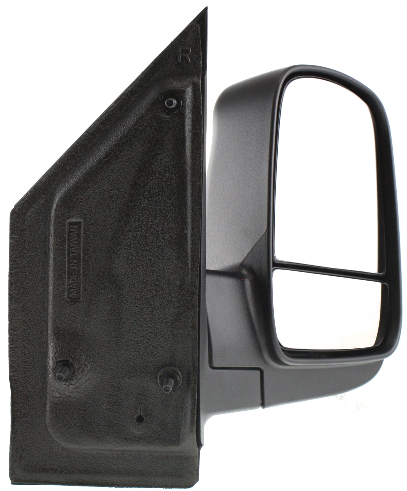 Kool Vue Right Side Mirror, Textured Black with Blind Spot Glass, OE Replacement