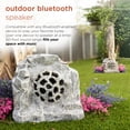 thumbnail image 5 of Solar White Outdoor Bluetooth Rock Speaker - Set of 2, 5 of 10