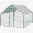 thumbnail image 2 of Acekid 3*2*2M Large Outdoor Dog Kennel, Big Outside Dog House, Heavy Duty Dog Run Enclosure Playpen Coop Fence with Waterproof and Anti-UV Cover Roof, 2 of 8