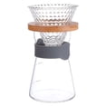 thumbnail image 1 of 2 cafeteras de vidrio con filtro duradero para café, recipiente de almacenamiento de vidrio, 1 of 8