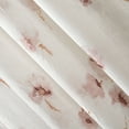 thumbnail image 3 of No. 918 Kiki Floral Crushed Voile Sheer Rod Pocket Curtain Panel, 51" X 84", Blush, 3 of 5