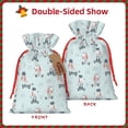thumbnail image 2 of Naloa Poodle Playing Skateboard Drawstring Christmas Bags, 3D Xmas Gift Bags, Christmas Wrapping Bags, Xmas Goodie Bags, Treat Pouch Bags, Party Favor Bags-Medium, 2 of 9
