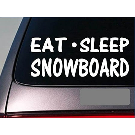 Eat Sleep Snowboard Sticker *H10* 8