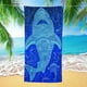 thumbnail image 4 of Toalla de playa 2 en 1 Toalla extragrande Toalla de fibra fina Se transforma en una mochila de almacenamiento Toallas de baño de fibra, 4 of 6
