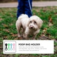 thumbnail image 3 of HORIALENCE 4Pcs Dog Waste Bag Dispenser Clips with Robust Polyethylene Material for Convenient Outdoor Use, 3 of 8