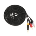 thumbnail image 4 of Adaptador Fuente de Teléfono Color Negro 3 s Soledad Conector macho de audio a macho RCA, 4 of 6
