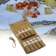 thumbnail image 4 of Juego de combinación de bolsa de lona para barbacoa con 9 tarros de especias, bolsa de almacenamiento de botellas, de botella de condimento, 4 of 8
