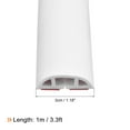 thumbnail image 2 of D30 3.3ft Floor Cord Cover, Cord Cover Floor, Wire Cover, White, 2 of 5