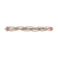 thumbnail image 2 of 1/2 Carat Interwined Diamond Bangle Bracelet in 10K Rose Gold, 2 of 3