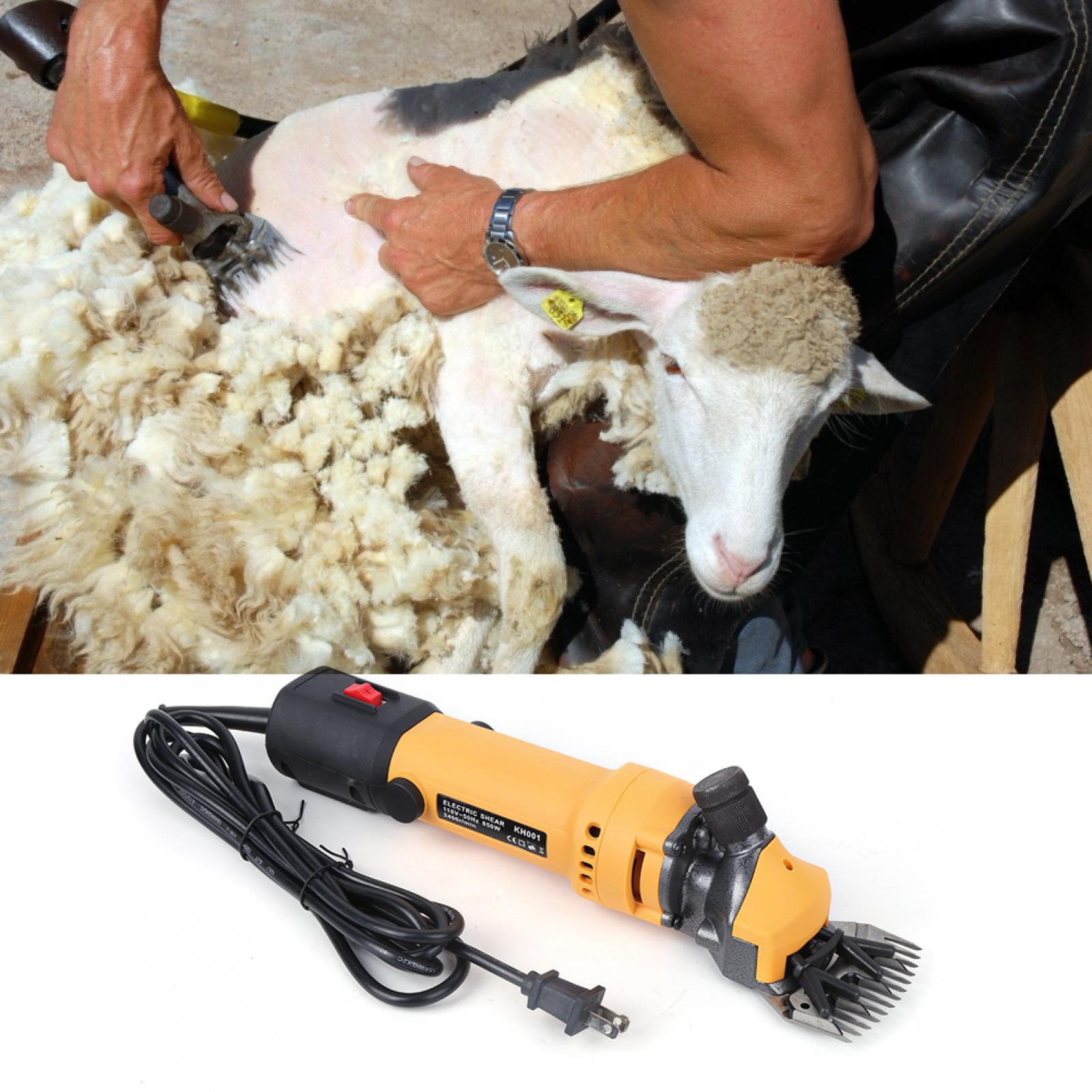 Goat Shearing Electric Sheep Wool Sissor Hair Shear Grooming Clippers Farm 850W 