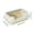 ,light yellow, variant on Semi Enclosed Cat Litter Box with High Sides, Splash Proof Litter Pan with Scoop Included, 14.4x10.6 Inch Kitty Litter Box with Non-Slip Bottom, Easy Clean Cat Litter Tray for Indoor Cats Kittens
