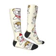 thumbnail image 3 of Haiem Cute Bull Dog Socks, Funny Novelty Crazy Design Cotton Socks Sports Socks Knee High Socks For Men, Women,1Pairs - Gift For Working Friends, 3 of 8