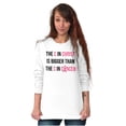 thumbnail image 4 of Christian Pink Ribbon Breast Cancer Women's Long Sleeve T Shirt Brisco Brands L, 4 of 6