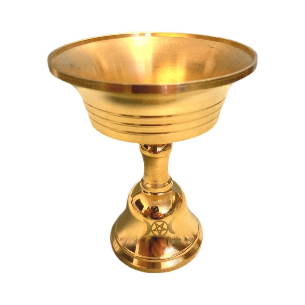 Holder Tibetan Butter Candlestick Votivecup Golden Set Lamp Ghee Stick