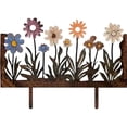 thumbnail image 5 of Garloy Metal Flower Garden Stakes,Metal Wild Flowers Stakes,Fence Topper Decor,Garden Stakes Decorative,Lawn Art Decor Plants Yard Decorations,Metal Flowers Yard Art,Metal Outdoor Flowers,2PCS, 5 of 5