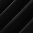 thumbnail image 3 of No. 918 Brandon 2-Piece 2-pack Magnetic Closure Room Darkening Grommet Curtain Panel Pair, 54"x96", Black, 3 of 8