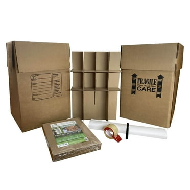 The dividers create various setups for different size household items while sorting them into dividers for protection