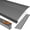 6” x 126 ft - 42 Pack, variant on 6” x 78 ft - 26 Pack Heavy Duty Steel Gutter Guard Leaf Filter