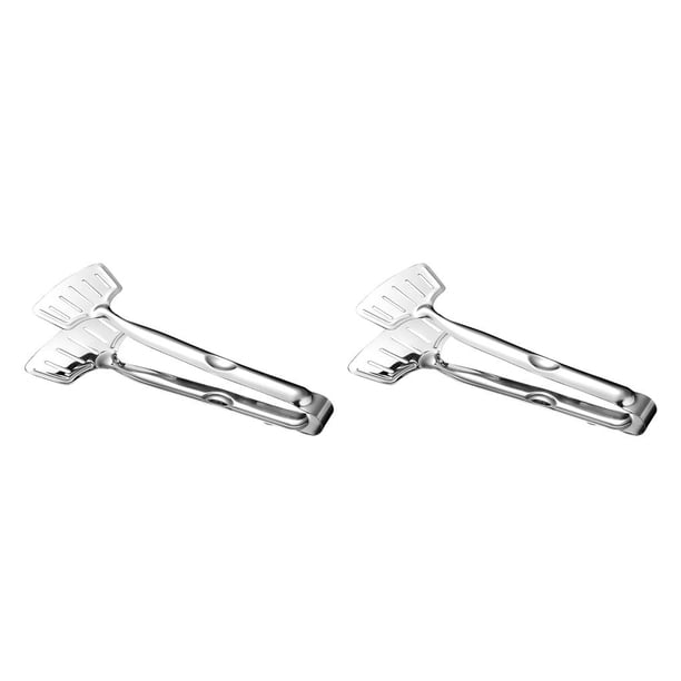 Bewildely Pinzas para barbacoa, pinza para alimentos de acero inoxidable, abrazadera para pan, cocina, aceite para freír, filtro de cocina Type1 NO1 Bewildely CBP074185