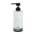 thumbnail image 1 of Distributeur de savon en verre avec garniture noire hometrends, 1 of 3