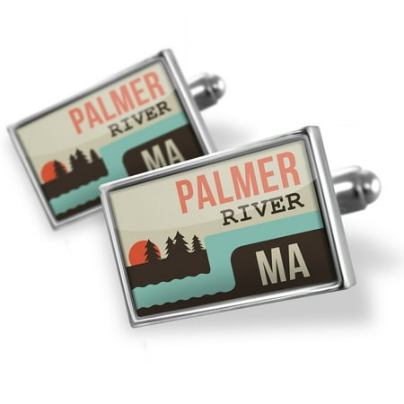 Cufflinks USA Rivers Palmer River - Massachusetts - NEONBLOND