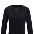 thumbnail image 2 of Premier Womens Knitted Cotton Acrylic V Neck Sweatshirt, 2 of 4