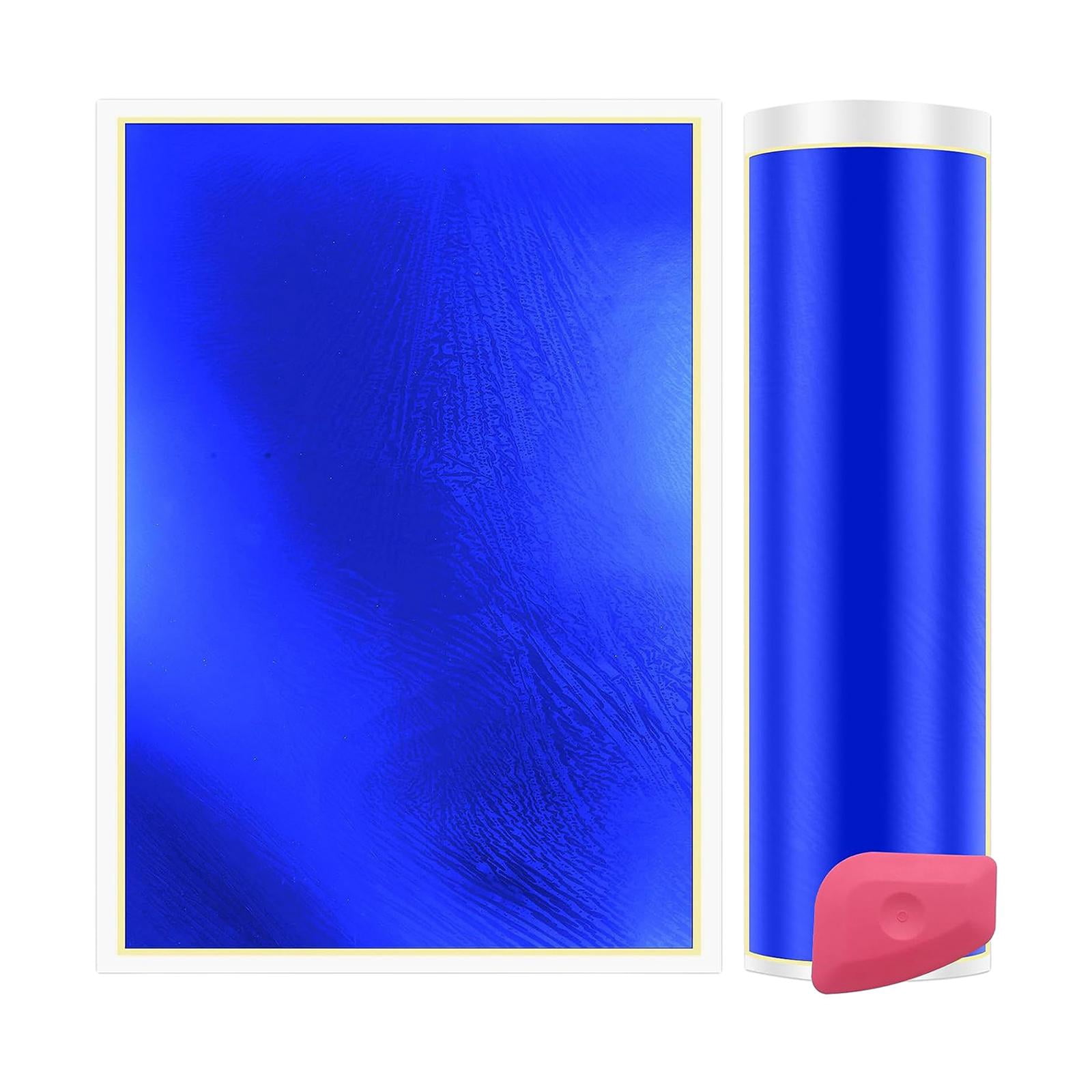 SunniMix Engraving Marking Paper Durable Color Paper for Ceramics Cutting Metal blue