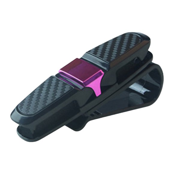 Soporte para gafas de sol para coche Clip para gafas de sol para coche Giratorio 180º con clip para tarjetas Accesorios para visera parasol de coche