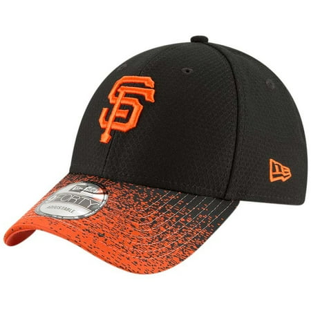 - San Francisco Giants New Era Visor Blur 9FORTY Adjustable Hat - Black - OSFA