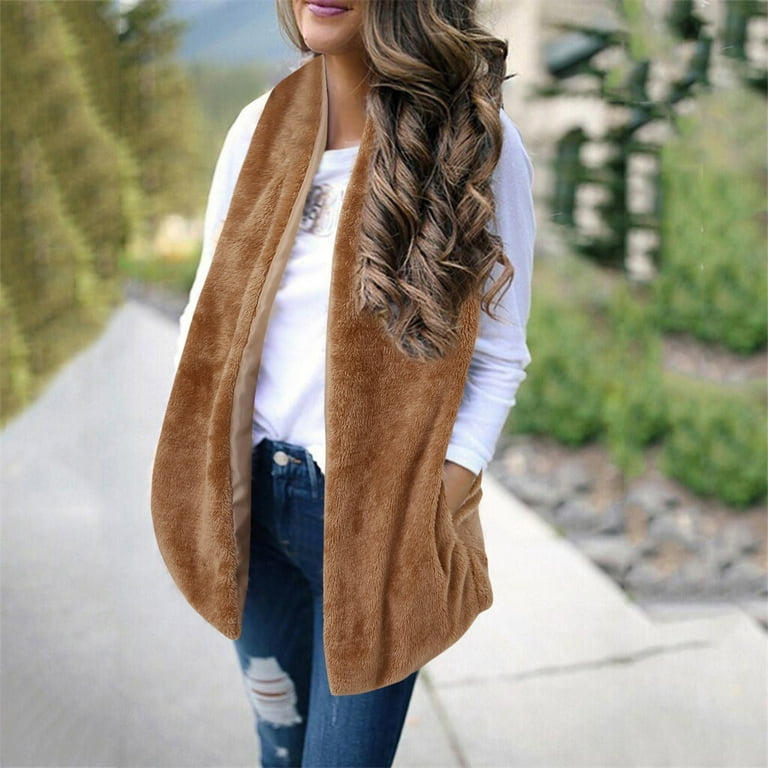 Women s Vintage Floral Embroidered Vest Boho Casual Open Front Sleeveless Cardigan Waistcoat Walmart