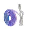 Lutabuo UV LED Strip Black Light 5V DC 5050 Purple Ribbon Ultraviolet Flexible USB Rope