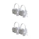 thumbnail image 1 of Billuyoard Cesta de flores con lazo de diseño Simple de 2 piezas, cestas para portador de anillos de ceremonia de fiesta portátiles, adorno de Blanco natural 2Conjunto, 1 of 6