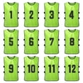 thumbnail image 7 of MIXFEER 12PCS Kid's Football Pinnies Quick Drying Soccer Jerseys Youth Sports Scrimmage Basketball Team Training Numbered Bibs Practice Sports Vest, 7 of 7