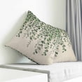 thumbnail image 3 of Green Eucalyptus Leaves Pillow Covers 20x20 Inch Decorative Throw Pillow Cover, Summer Botanical Weeping Rustic Sofa Pillowcases Accent Cushion Case Home Decor Bedroom Living Room, 3 of 6