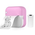 thumbnail image 1 of Riwcyla Thermal Printer Multifunction Portable Sticker Maker Instant Photo Inkless Printing Support BT Connection for Smartphone with 1 Paper Roll 57mm Compatible with iOS Android System for Pictur, 1 of 6